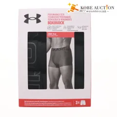 ■ UNDER ARMOUR アンダーアーマー ボクサーパンツ UAパフォーマンステック アンダーウェア 3枚セット 1387418 メンズ 3XL ブラックのサムネイル