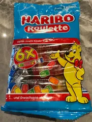 【希少品】HARIBO ルーレットグミ　6本入りのサムネイル