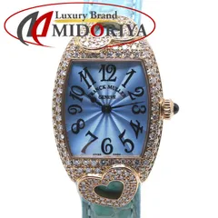 FRANCK MULLER フランクミュラー トノーカーベックス クゥー 2250QZHJCOEUR【磨き済/電池交換済】K18RG ローズゴールドxアリゲーター レディース /39844【中古】【腕時計】のサムネイル