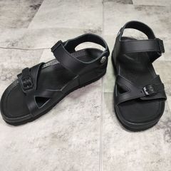 [Excellent Condition] SIDAS Holiday 3D Sandals for Women, Black, Size 22.5, Back Strap, Velcro Closure
