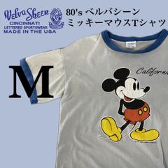 90年代 USA製 Velva Sheen ミッキーマウス tシャツ ブラック - メルカリ