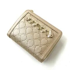 Pinky＆Dianne/ピンキー＆ダイアン 二つ折り財布 ゴールド　未使用品