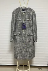 Anna Sui アナスイ ツイード ロング コート 66 新品 正規品のサムネイル