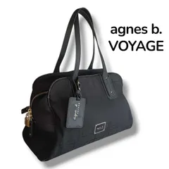 agnes b. VOYAGE　agnes b. VOYAGE　アニエスベーボヤージュ　ハンドバッグ　ミニボストンバッグミニボストン　レッド　ブラックのサムネイル