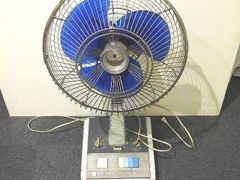 サンヨー SANYO 扇風機 EF-7KF 3枚羽根 ブルー 家電 昭和レトロ - メルカリ