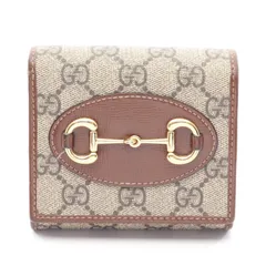 GUCCI グッチ ホースビット 1955 GGスプリーム 二つ折り財布 - メルカリ