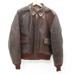 【三重本店】 中古 Buzz Rickson's | バズリクソンズ A-2 フライトジャケット ホースハイドレザージャケット BR80367(BR80509) ブラウン サイズ：40 【93】のサムネイル