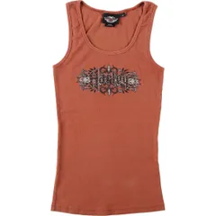 古着 ハーレーダビッドソン Harley-Davidson ラインストーン付き スタッズ付き モーターサイクル タンクトップ レディースM相当/eaa650461のサムネイル