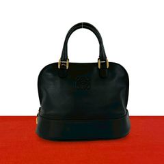 ◇入手困難/極美品◇LOEWE ハンドバッグ アナグラム ナッパレザー