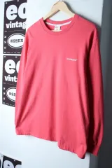 (S-M) MAHAGRID 長袖Tシャツ レタリング ピンク オールドスクール-80B5のサムネイル
