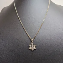 ☆925 雪の結晶 ネックレス シルバー スノーフレーク チャーム☆のサムネイル
