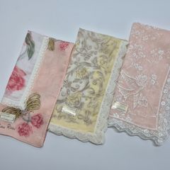 [신품] NINA RICCI 여성 손수건 3장 세트
