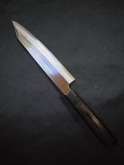 康之（丸越産業） V金10号 9寸 切付包丁 鏡面仕上げ 黒檀八角柄 - メルカリ