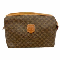 CELINE マカダム レザーポーチ - メルカリ