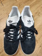 24h以内発送】adidas GAZELLE ブラック ホワイト 24cm - メルカリ