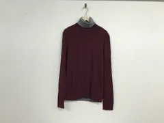 本物ダニエレアレッサンドリーニDANIELEALESSANDRINIウールタートルネックニットセーター長袖TシャツロンTメンズサーフアメカジストリートミリタリービジネススーツモードドレスゴルフワインレッド赤50イタリア製Lのサムネイル