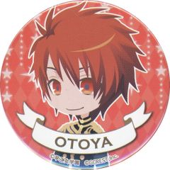 中古】バッジ・ピンズ 沖田総悟＆定春 特大缶バッジ 「祝テレビアニメ