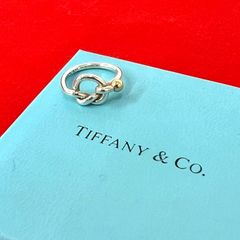 TIFFANY&Co】鏡面仕上げ フック&アイ ラブノット リング 6号 - メルカリ