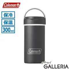 【公認販売店】 コールマン 水筒 ステンレスボトル タンブラー ボトル Coleman おしゃれ 持ち運び 真空断熱 保冷 保温 セラミック スリム ブランド シンプル 軽量 ミニ 小さめ 真空断熱ステンレスボトル 300ml ブラックのサムネイル