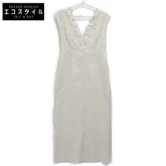 JGbyJUSGLITTY　ジャスグリッティー　アイボリー 有楽町マルイ限定 レースVネックジャンスカ　2のサムネイル