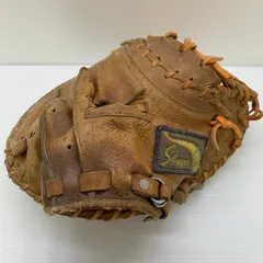 久保田スラッガー KUBOTA SLUGGER  軟式 大人 一般 キャッチャーミット 捕手 グローブ グラブ 右投げ  中古品  野球 8993のサムネイル