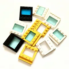 レゴ 正規品 中古 ヒンジ 窓付き オールドレゴ レゴブロック【管理番号：4050】のサムネイル