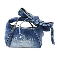 美品 MARC JACOBS マークジェイコブス デニム ショルダーバッグ 2P5HSC007H03 ザ ボウ デニム サック MEDIUM-WASH-INDIGO 61005733のサムネイル