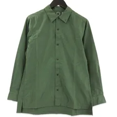 未使用 山と道 ヤマトミチ Bamboo shirt UNISEX 2026 バンブーシャツ長袖シャツ トレイルシャツ Kombu Green XS 71015998のサムネイル