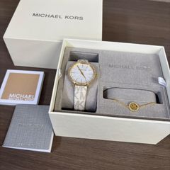 新品】マイケルコース 時計＆ブレスレットSet☆ピンクゴールド - メルカリ
