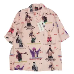 WACKO MARIA ワコマリア 26SS UFC-WM-HI01 x UFC ユーエフシー S/S HAWAIIAN SHIRT TYPE-1 ハワイアン アロハ 開襟 オープンカラー 半袖 シャツ ピンク系 M【新古品】【未使用】【中古】のサムネイル