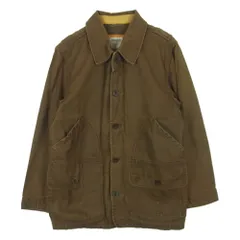 Timberland ティンバーランド 06AW 20451 襟裏レザー カバーオール ハンティング ジャケット ブラウン系 XS【中古】のサムネイル