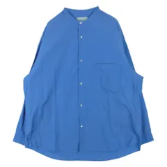 GRAPHPAPER グラフペーパー GM214-50014 Broad Oversized L/S Band Collar Shirt ブロード オーバーサイズ ロングスリーブ バンド カラー 長袖 シャツ F【中古】のサムネイル