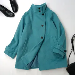 a.v.v アーヴェヴェ スタンドカラー ミディ　　コート ウール カシミヤ混 /26Fのサムネイル