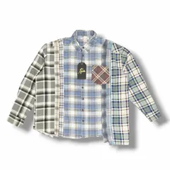 Rebuild by Needles FLANNEL SHIRT-7 CUTS WIDE SHIR フランネルシャツ 7カットワイド 長袖シャツ リビルドバイニードルス SX481 マルチカラー F （18572M）のサムネイル