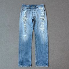 リーバイス569 Levis W34 ブルーデニム 青 古着 ボトム 19552 - メルカリ