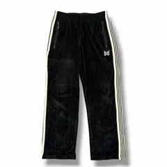 Needles 22AW Narrow Track Pant - C/Pe Velour ナロー ベロアトラックパンツ イージーパンツ ニードルス OT1612 ブラック S (18558M)のサムネイル