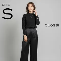 【美品】しまむら CLOSSHI クロッシー コットン100% ハイネック 長袖カットソー 160(S) 黒ブラック【古着】【中古】【送料無料】のサムネイル