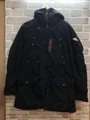 【B2-94】◇ Johnbull タグ表記サイズM　モッズコート　黒のサムネイル