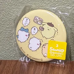 ちいかわ ポムポムプリン コラボ 缶バッジ サンリオ (草むしり検定1級)のサムネイル