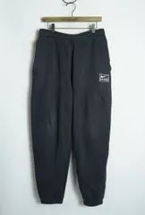 国内正規 NIKE ナイキ × STUSSY ステューシー Washed Fleece Pant ウォッシュド スウェット イージー パンツ DN4030-010 S 黒 3788Q♪