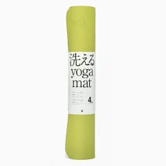 【数量限定】訳あり パッケージ無し erugam エルガム フィットネスマット　4mm 54167 グリーン (ヨガマット 水洗い トレーニングマット エクササイズマット フィットネス ピラティス ダイエット ストレッチ エクササイズ)のサムネイル
