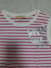 MCM ストライプ Tシャツ ピンク 55のサムネイル