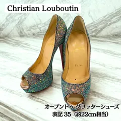 クリスチャンルブタン グリッター プラットフォーム パンプス 35 11cmヒールのサムネイル
