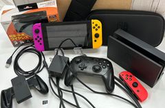 Nintendo Switch 本体 カスタムシェル仕様 アクセサリーまとめ売り