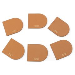 7/3まで値下】非売品新品 DELVAUX デルヴォー レザーコースター 6枚 
