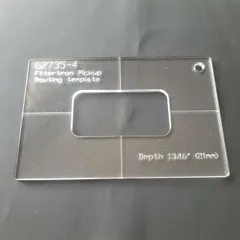 ハムバッカーピックアップ用 ルーターテンプレートのサムネイル