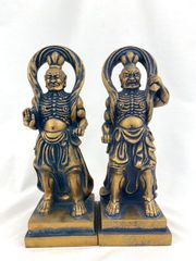 C-14.ISUMU イスム TanaCOCORO[掌] 毘沙門天 ※訳あり・棒先欠損 仏像