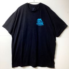 シェリーズ イルカ Tシャツ クルーネック 半袖 XL 黒 青 綿 普段着 