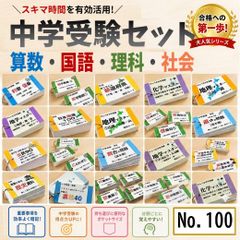 ❗️28日まで⑩％割 中学受験 国語・算数・理科・社会 暗記カード 
