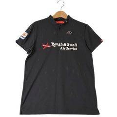 6890【美品】ラフアンドスウェル ポロシャツ ドット カモノハシロゴ